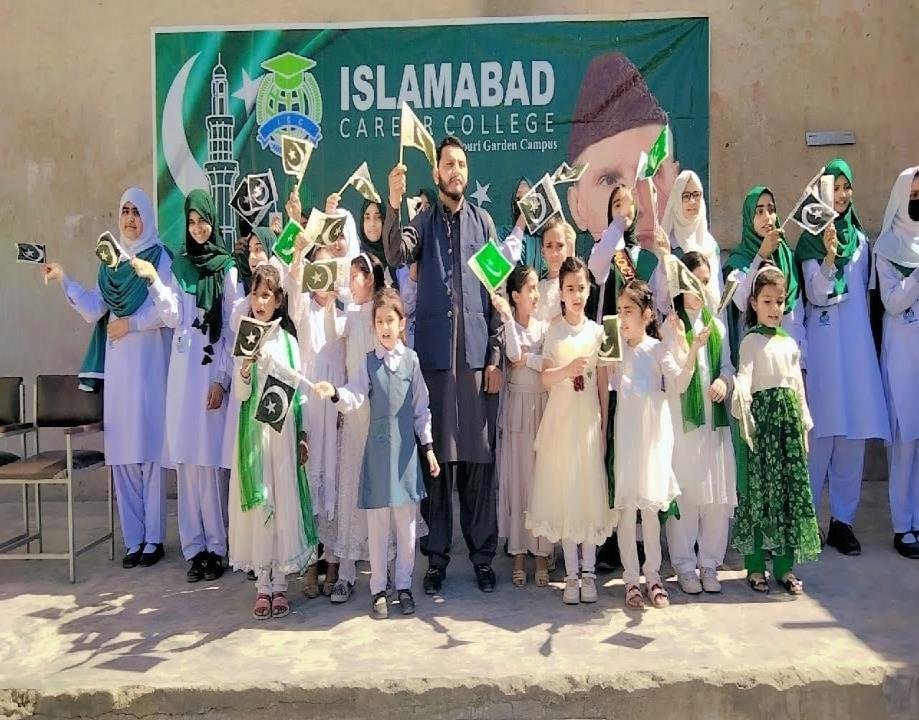 ICC students marking a national day