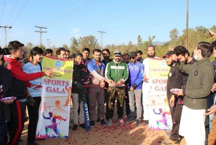 ICC students taking part in a sports event
